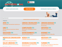 Tablet Screenshot of mexicoglobal.com